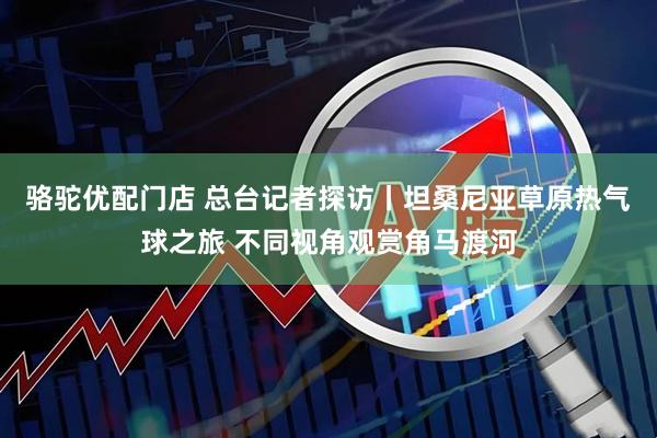 骆驼优配门店 总台记者探访丨坦桑尼亚草原热气球之旅 不同视角观赏角马渡河